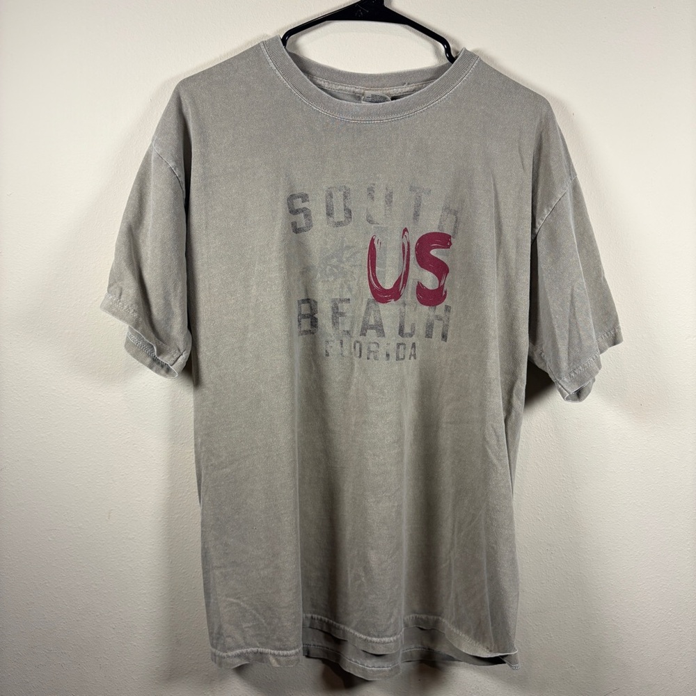 Vintage South Beach Florida Pigment Dyed Y2K Souvenir Tee
